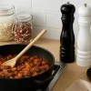Cookinglife Zoutmolen Rocca Wit Glanzend - Keramische Molen - 21.5 cm