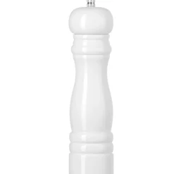 Cookinglife Zoutmolen Rocca Wit Glanzend - Keramische Molen - 21.5 cm