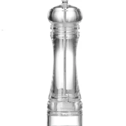 Cookinglife Zoutmolen Rocca Transparant - Keramische molen - 21.5 cm