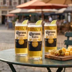 Corona Bierglazen 330 ml - 4 stuks