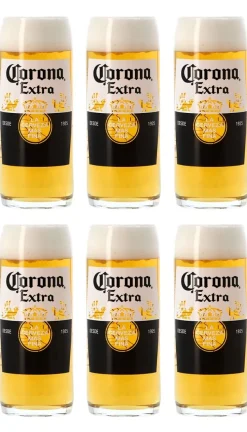 Corona Bierglazen 330 ml - 6 stuks