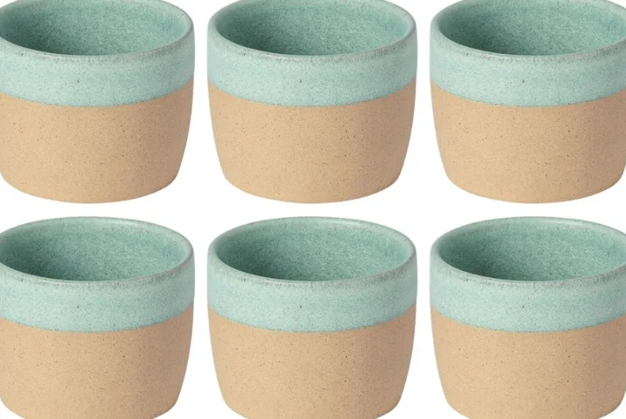 Costa Nova Bekers Arenito Aqua 360 ml - 6 stuks