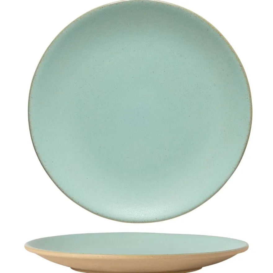 Costa Nova Dinerborden Arenito Aqua ø 28 cm - 6 stuks