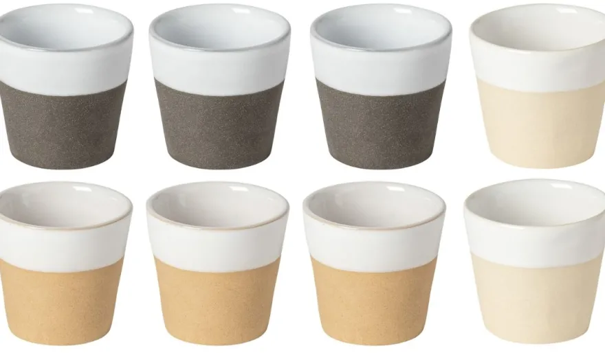 Costa Nova Espresso Kopjes Grespresso Nature 80 ml - 8 stuks - Gift box