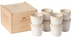 Costa Nova Espresso Kopjes Grespresso White 80 ml - 8 stuks - Gift box