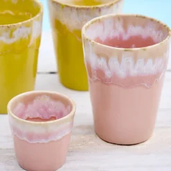 Costa Nova Espresso Kopjes Grespresso Soft Pink 80 ml - 3 stuks