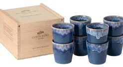 Costa Nova Espresso Kopjes Grespresso Denim 80 ml - 8 stuks - Gift box