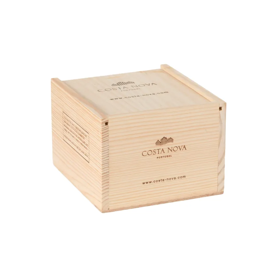 Costa Nova Espresso Kopjes Grespresso Denim 80 ml - 8 stuks - Gift box