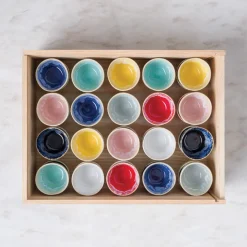 Costa Nova Espresso Kopjes Grespresso Multicolor 80 ml - 40 stuks - Gift box