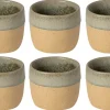 Costa Nova Koffiekopjes Arenito Sage Green 200 ml - 6 stuks