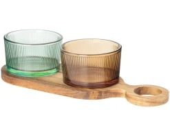 Cosy & Trendy Borrelset 6-delig - Borrelplanken & Kaasplank met Kaasmes