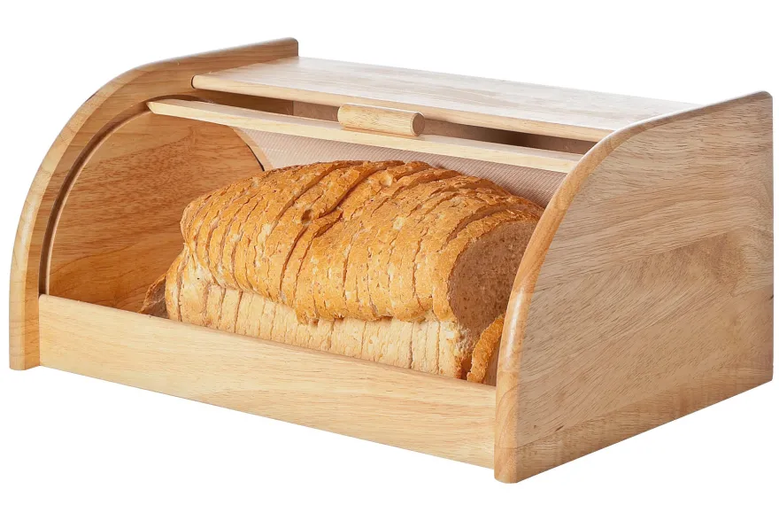 Cosy & Trendy Brooddoos - Broodtrommel - Hout Roldeksel - 40 x 27 x 18 cm