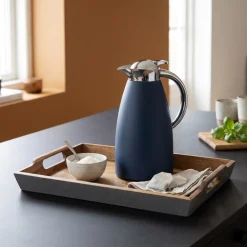 Cosy & Trendy Dienblad Grijs Acacia met Handvatten - 35.5 x 25 cm