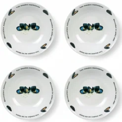 Cosy & Trendy Diep Bord / Mosselbord Deco ø 23 cm - 4 Stuks