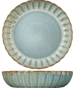 Cosy & Trendy Diepe Borden / Pastaborden - Astera Ocean Blauw - ø 22 cm - 4 Stuks