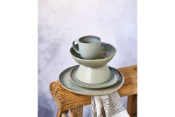 Cosy & Trendy Diepe Borden / Pastaborden Onna Sand-Green ø 19 cm - 6 Stuks