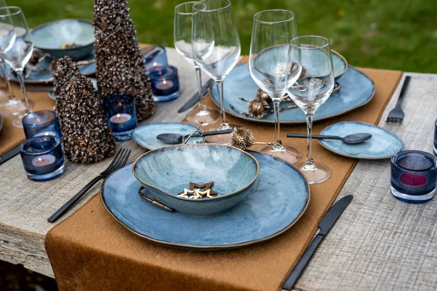 Cosy & Trendy Dinerborden Aicha - 27 x 23 cm - 4 Stuks
