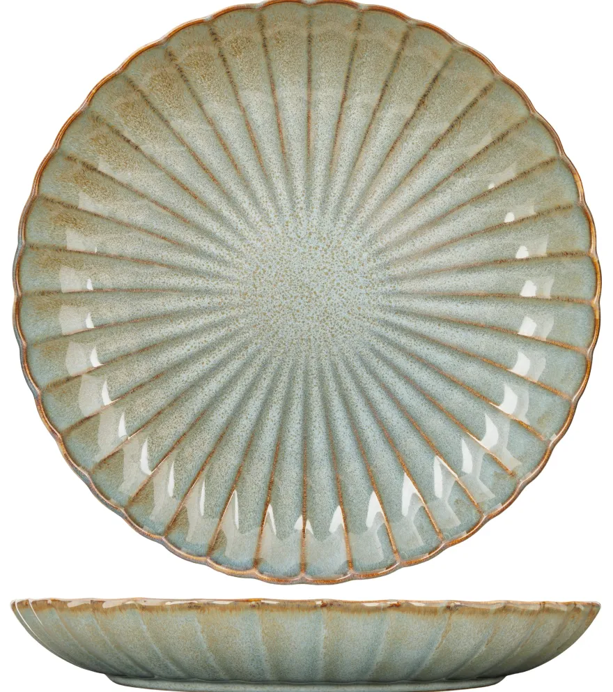 Cosy & Trendy Dinerborden Astera Ocean Blauw - ø 27.5 cm - 4 Stuks