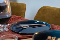 Cosy & Trendy Dinerborden Quintana Blue ø 28 cm - 4 Stuks