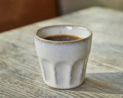 Cosy & Trendy Espresso Kopjes Bistro Vintage White 90 ml - 6 stuks