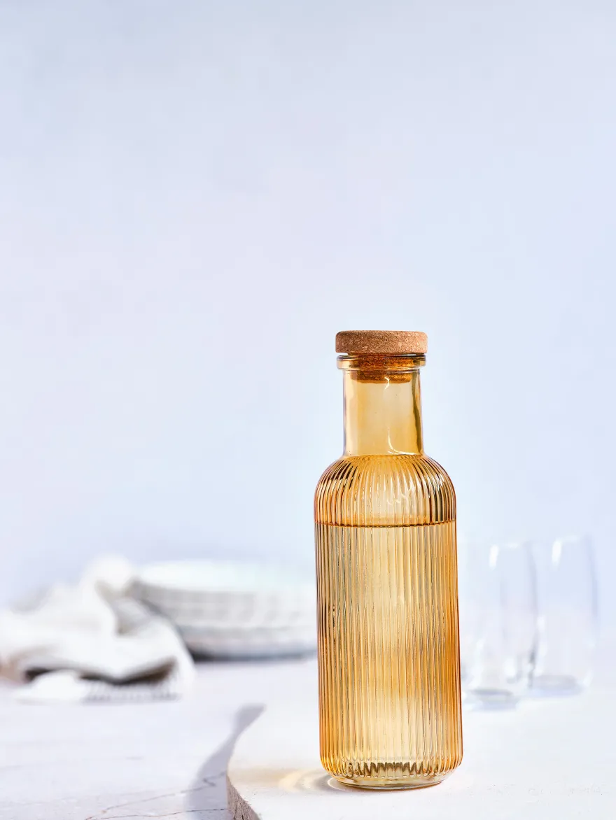 Cosy & Trendy Karaf met Kurk - Waterkaraf - Raya - Oker - 1 Liter
