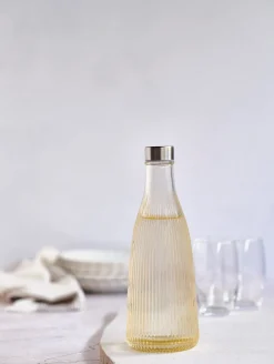 Cosy & Trendy Karaf / Waterkaraf Atla - met RVS Dop - Glas - Sparkling Champagne - 1 liter