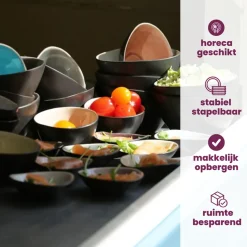 Cosy & Trendy Kleine Kommen Streetfood ø 12 cm / 350 ml - 10 Stuks