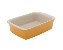 Cosy & Trendy Kleine Ovenschaal / Serveerschaal Aardewerk Fontestic Amber Gold - 16 x 10 x 3.5 cm / 350 ml