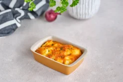 Cosy & Trendy Kleine Ovenschaal / Serveerschaal Aardewerk Fontestic Amber Gold - 16 x 10 x 3.5 cm / 350 ml