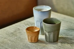 Cosy & Trendy Koffiekopjes / Cappuccino Bekers Bistro Thyme Green 290 ml - 6 stuks