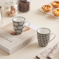 Cosy & Trendy Koffiekopjes / Senseo Kopjes - Nikko Black 190 ml - 6 stuks