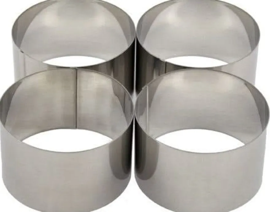 Cosy & Trendy Kookringen RVS ø 9 cm - 4 Stuks