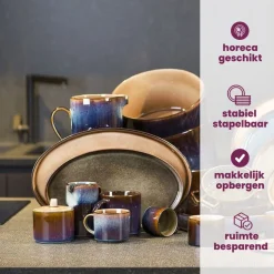Cosy & Trendy Mokken Quintana Amber - 450 ml - 4 Stuks