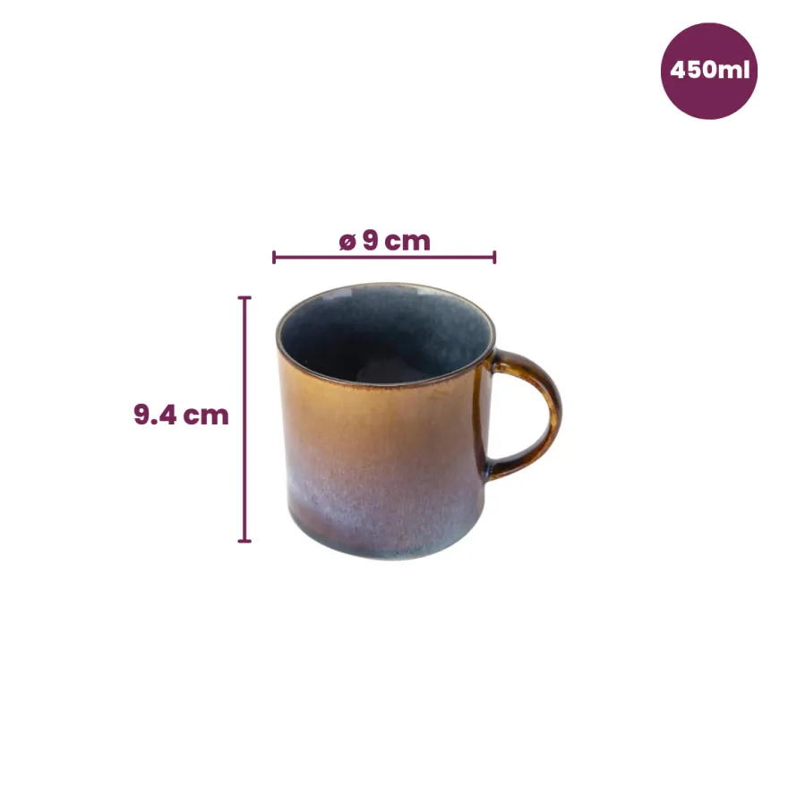 Cosy & Trendy Mokken Quintana Blue - 450 ml - 4 Stuks