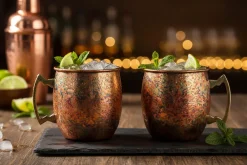 Cosy & Trendy Moscow Mule Cocktailbekers - Antiek Koper - 450 ml - 2 Stuks