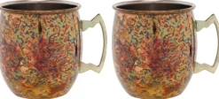 Cosy & Trendy Moscow Mule Cocktailbekers - Antiek Koper - 450 ml - 2 Stuks
