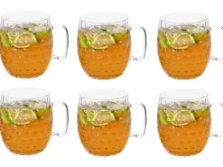 Cosy & Trendy Moscow Mule Cocktailglazen - Borosilicaatglas - 450 ml - 6 Stuks