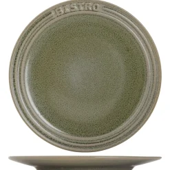 Cosy & Trendy Ontbijtborden / Dessertborden Bistro Thyme Green ø 21 cm - 6 stuks