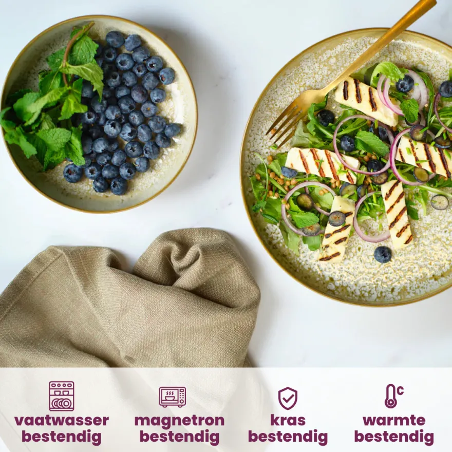Cosy & Trendy Ontbijtborden / Dessertborden - Baltic Luna ø 20 cm - 6 stuks