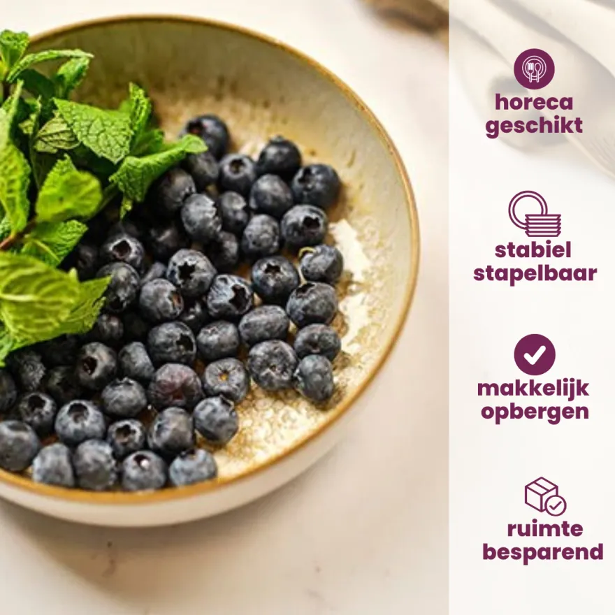Cosy & Trendy Ontbijtborden / Dessertborden - Baltic Luna ø 20 cm - 6 stuks