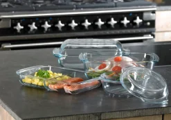 Cosy & Trendy Ovenschaal Glas Grill & Drop 500 Celsius - 29 x 21 x 11 cm / 4.1 liter