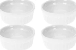 Cosy & Trendy Ramekins / Soufflébakje / Creme Brulee Schaaltjes - ø 7 cm - 4 Stuks