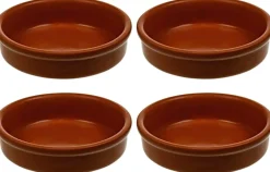 Cosy & Trendy Ramekins / Soufflébakje / Creme Brulee Schaaltjes - Terracotta ø 12 cm - 4 Stuks