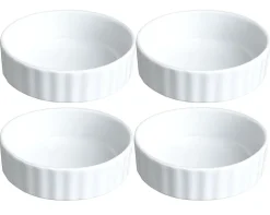 Cosy & Trendy Ramekins / Soufflébakje / Creme Brulee Schaaltjes - ø 12 cm - 4 Stuks