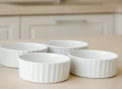 Cosy & Trendy Ramekins / Soufflébakje / Creme Brulee Schaaltjes - ø 12 cm - 4 Stuks