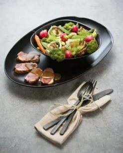 Cosy & Trendy Serveerschaal Vongola Black - 36 x 25 cm