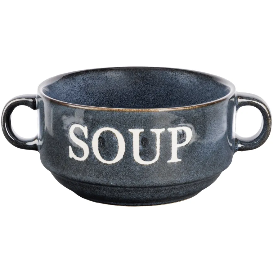 Cosy & Trendy Soepkommen / Kommen Soup Blauw ø 12 cm / 450 ml - 4 stuks