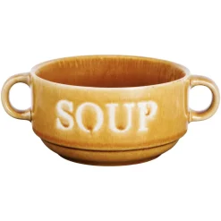 Cosy & Trendy Soepkommen / Kommen Soup Oker ø 12 cm / 450 ml - 4 stuks