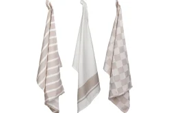 Cosy & Trendy Theedoeken Stoff Sand 50 x 70 cm - 3 Stuks