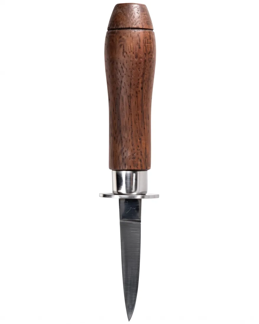 Crafts La Marée Oestermes Walnotenhout - 6.6 cm